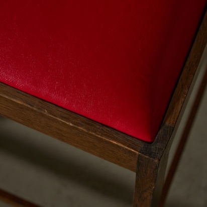 Grid-Back Chair in Mackintosh Style (red)