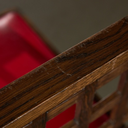 Grid-Back Chair in Mackintosh Style (red)