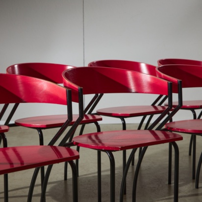 Red Wooden Chair