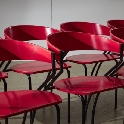 Red Wooden Chair