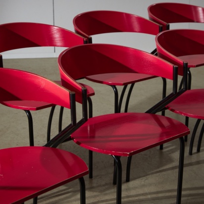 Red Wooden Chair