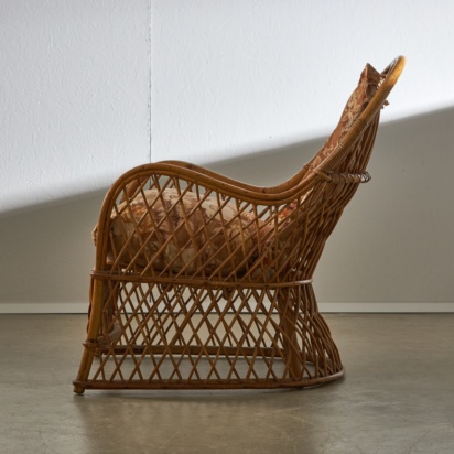 1960's Rattan Armchair