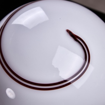 Burgundy-Brown Murano Glass