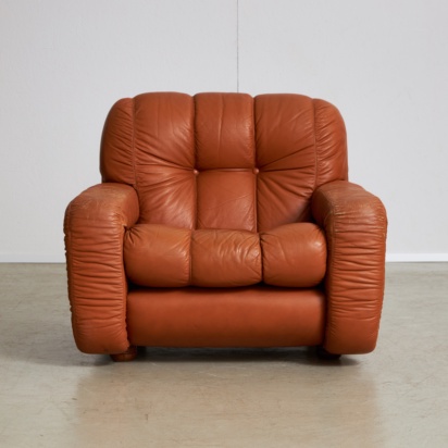 Leather Armchair 1970's