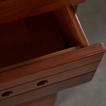 Circular Handles Walnut Sideboard