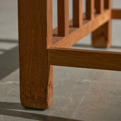 Grid-Back Chair in Mackintosh Style (black)