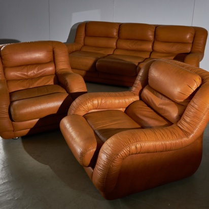 Leather Sofa Set