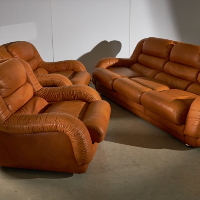 Leather Sofa Set