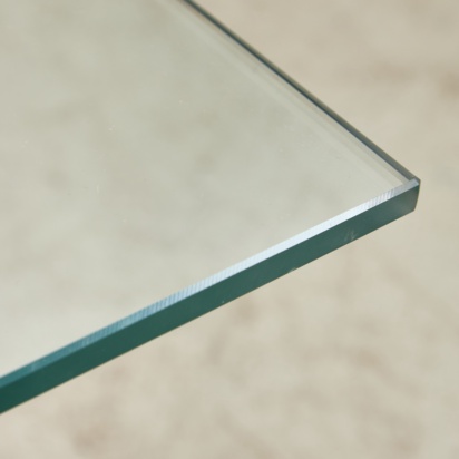 Sculpted Chrome Base Coffee Table