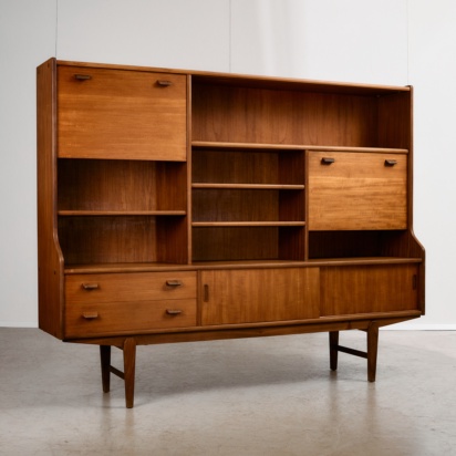 Mid-Century Teak Highboard