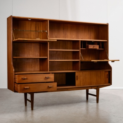 Mid-Century Teak Highboard