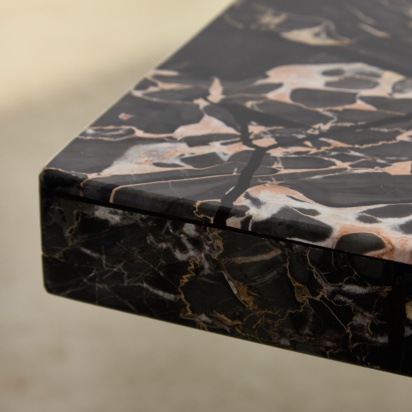 Marble-Infused Coffee Table