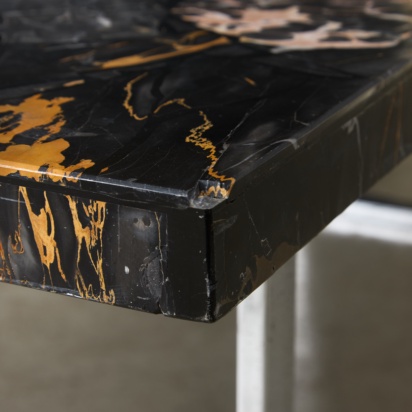 Marble-Infused Coffee Table