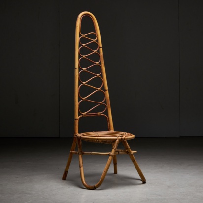 Bamboo High Back Bonacina Chair 