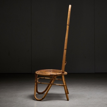 Bamboo High Back Bonacina Chair 