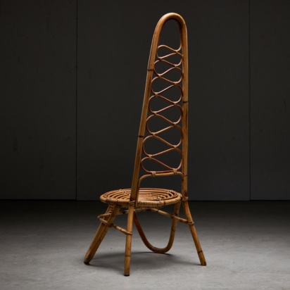 Bamboo High Back Bonacina Chair 