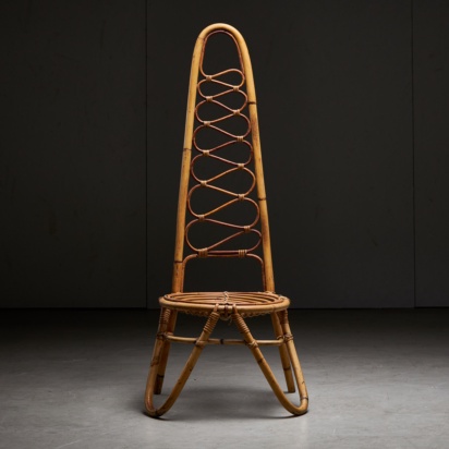 Bamboo High Back Bonacina Chair 