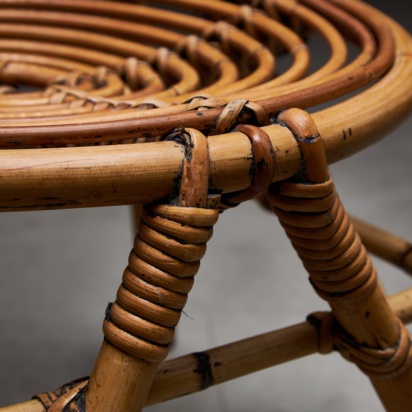 Bamboo High Back Bonacina Chair 