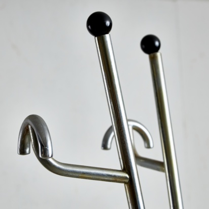 Coat Rack with Black Vinyl Spheres