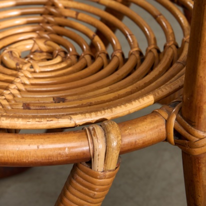 Curved Bamboo Chair 