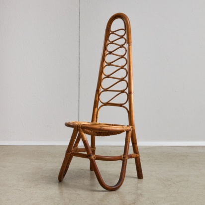 Curved Bamboo Chair 