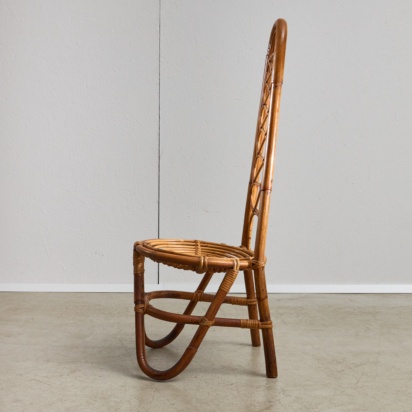 Curved Bamboo Chair 