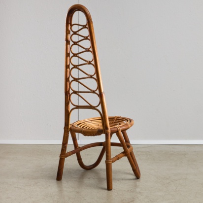 Curved Bamboo Chair 