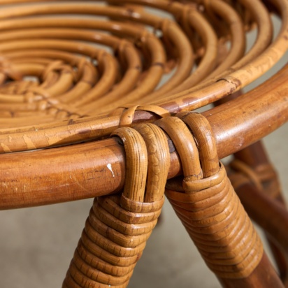 Curved Bamboo Chair 