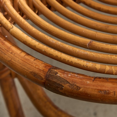 Curved Bamboo Chair 