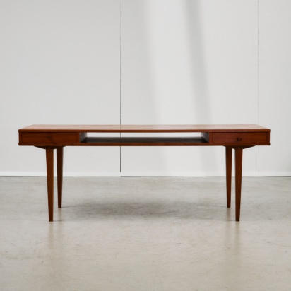 1950s Danish Teak Coffee Table 