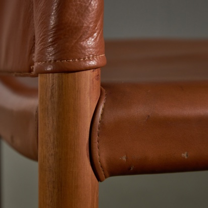 Removable Leather Back Chair Set