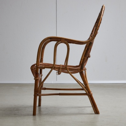 Italian Cane Armchair