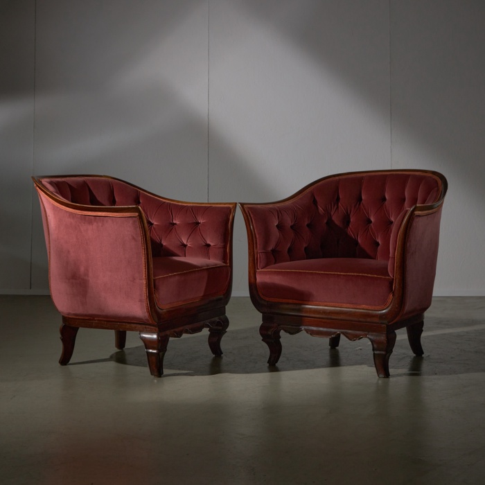 Kozma Lajos Armchair Pair