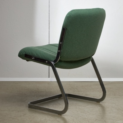 1970's Mint Green Chrome Chair