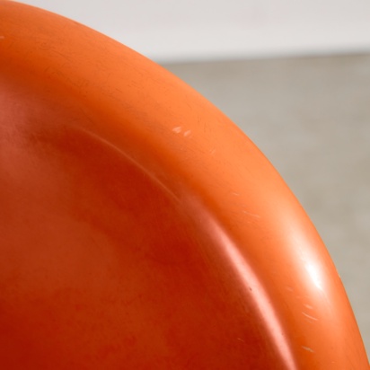 Set of Single-base Orange Chairs