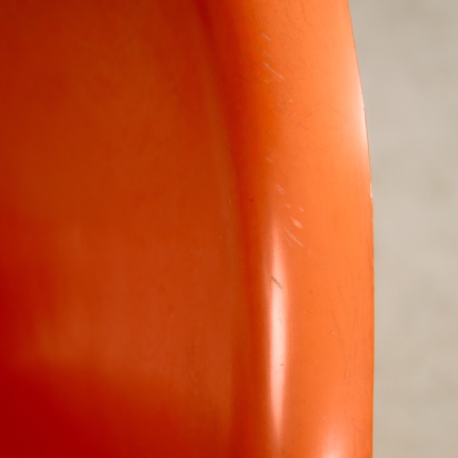 Set of Single-base Orange Chairs