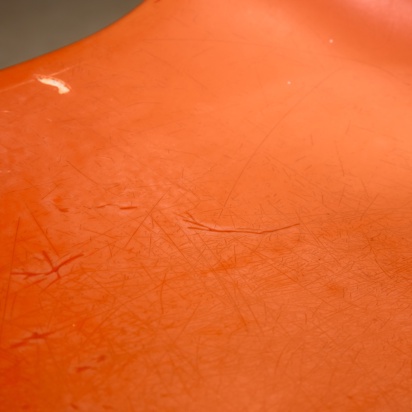 Set of Single-base Orange Chairs