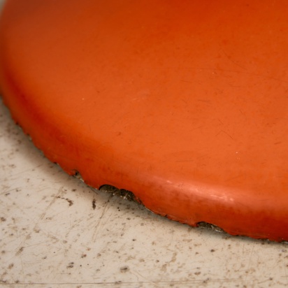 Set of Single-base Orange Chairs