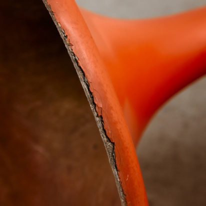 Set of Single-base Orange Chairs