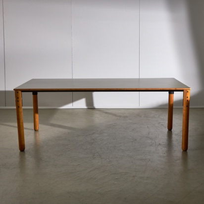 Large Wooden Table Green