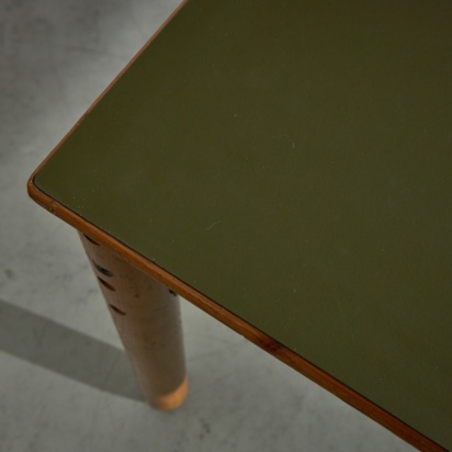 Large Wooden Table Green