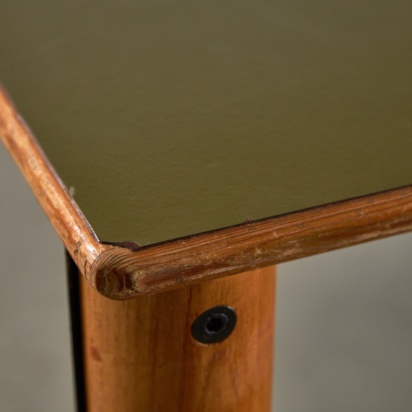 Large Wooden Table Green