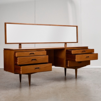 Dressing Table with Adjustable Mirror